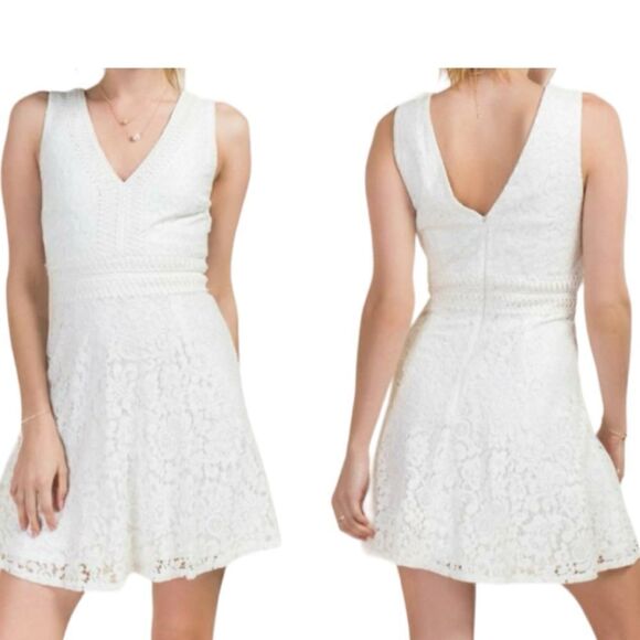 Francesca's Collections White Mini Dress - Picture 8 of 8